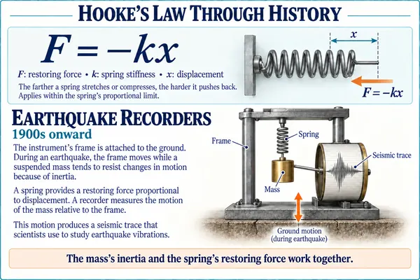 Earthquake Recorders illustrated explanation