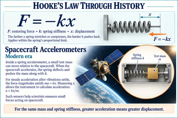 Spacecraft Accelerometers illustrated explanation