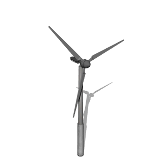 Wind turbine turning