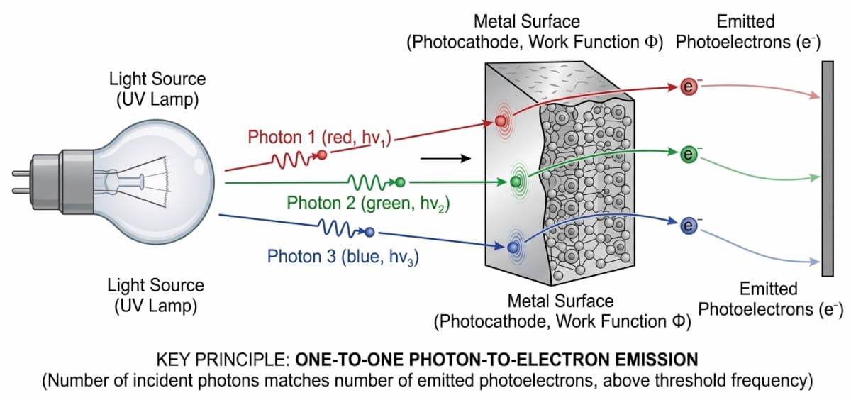 Einstein and the Photoelectric Effect lesson illustration