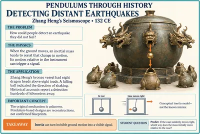 Zhang Heng's seismoscope, 132 CE