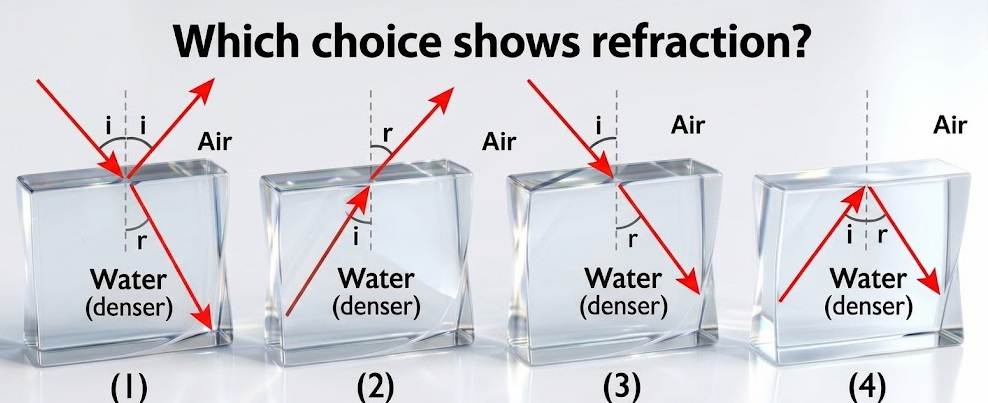 Total Internal Reflection lesson illustration