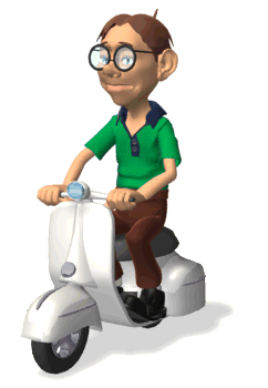 Geek on Scooter